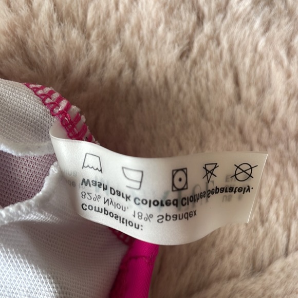 ZAFUL Pink Neon with a black Zippered top with silver hoops on side Size 6 - Picture 9 of 12